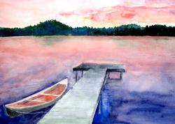 Dock on Round Lake