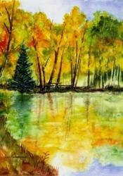 Fall Seating at Hallam Lake