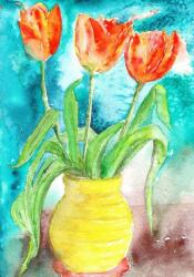Orange Tulips